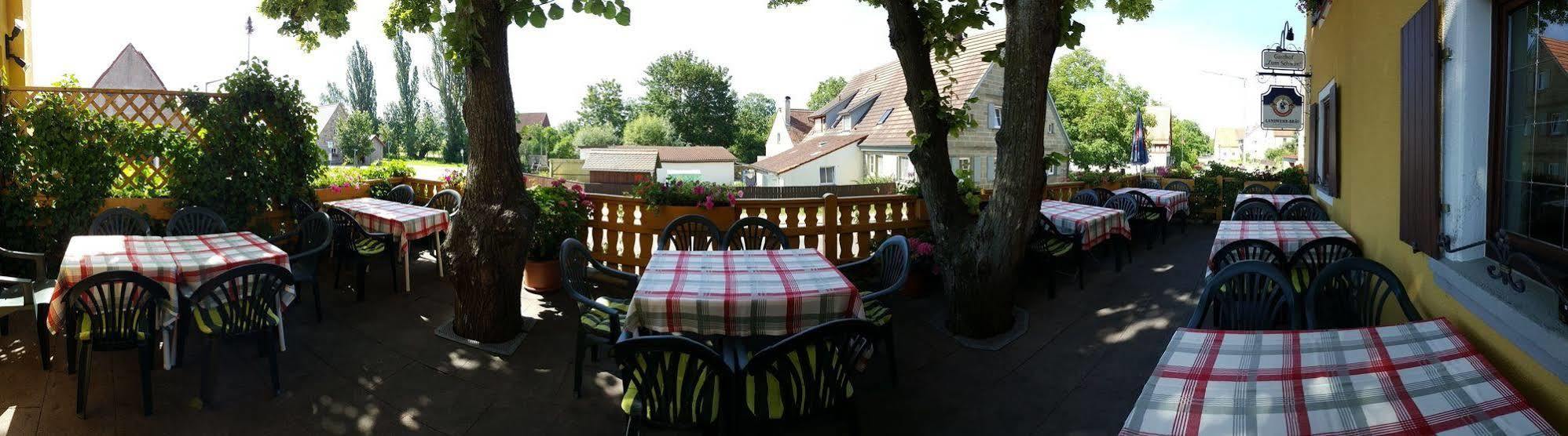 Hotel Gasthof Zum Schwan Steinsfeld Eksteriør bilde